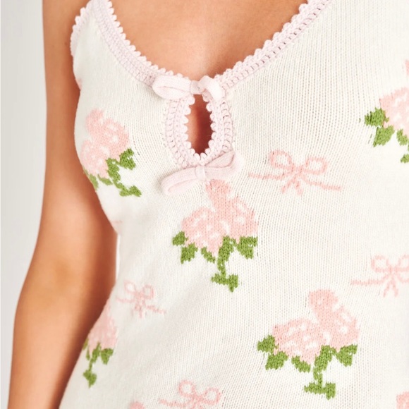 LoveShackFancy Strawberry Shortcake Lopez Dress Size:M - Picture 4 of 6